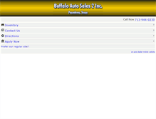 Tablet Screenshot of buffaloautosales2.com